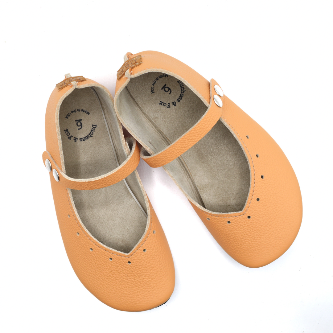 Women's Apricot Mary Janes & T-Straps