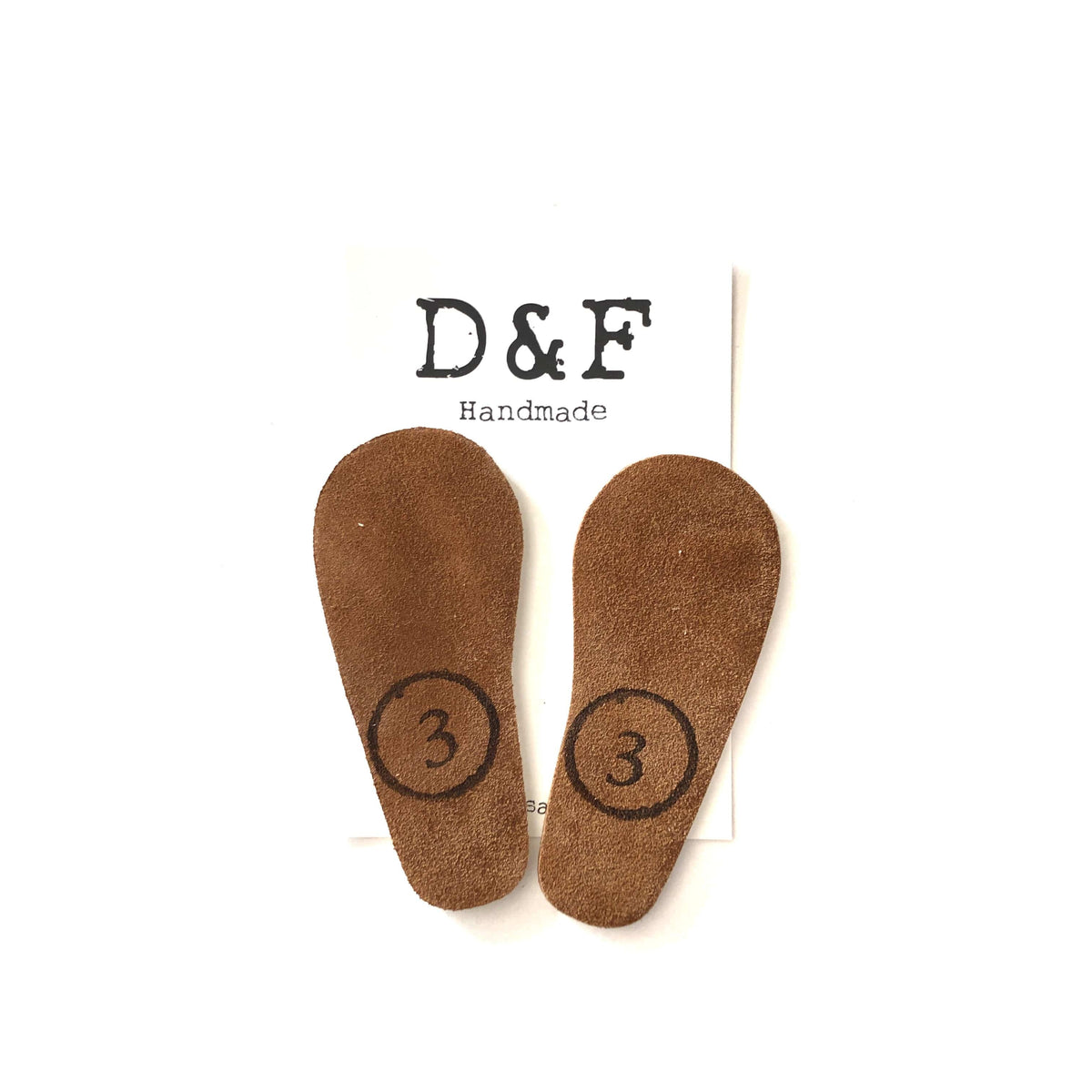 Duchess & Fox Footwear D&F Shoe Inserts handmade barefoot shoes