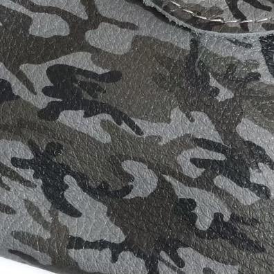 Duchess & Fox Footwear Gray Camouflage Print Moccasins handmade barefoot shoes