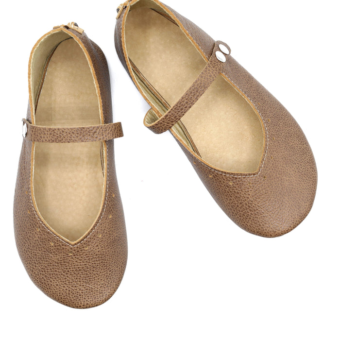 Duchess & Fox Women's Weathered Mary Janes handmade barefoot shoes